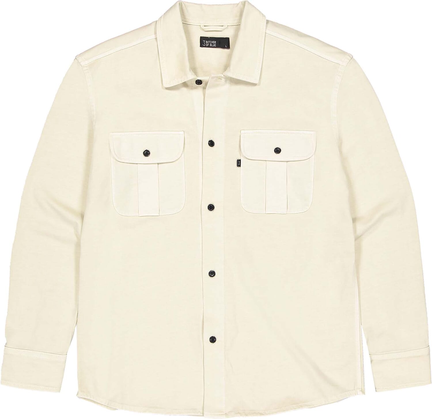 Butcher Of Blue Overshirt Phil Jersey  Beige