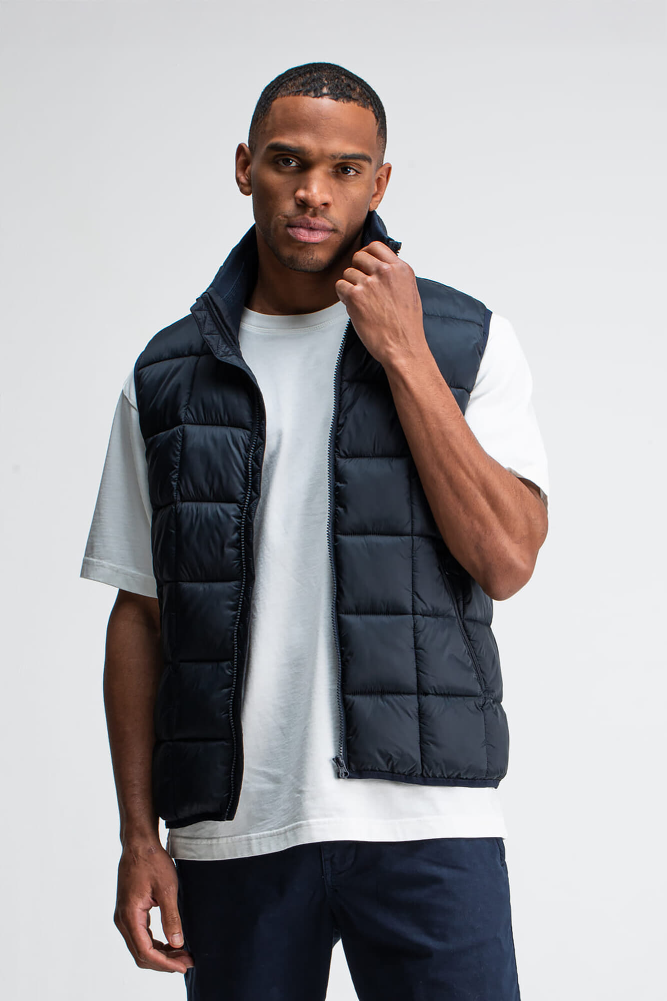 Butcher Of Blue Bodywarmer Galena Puffer Blauw Butcher Of Blue Bodywarmer Galena Puffer Blauw