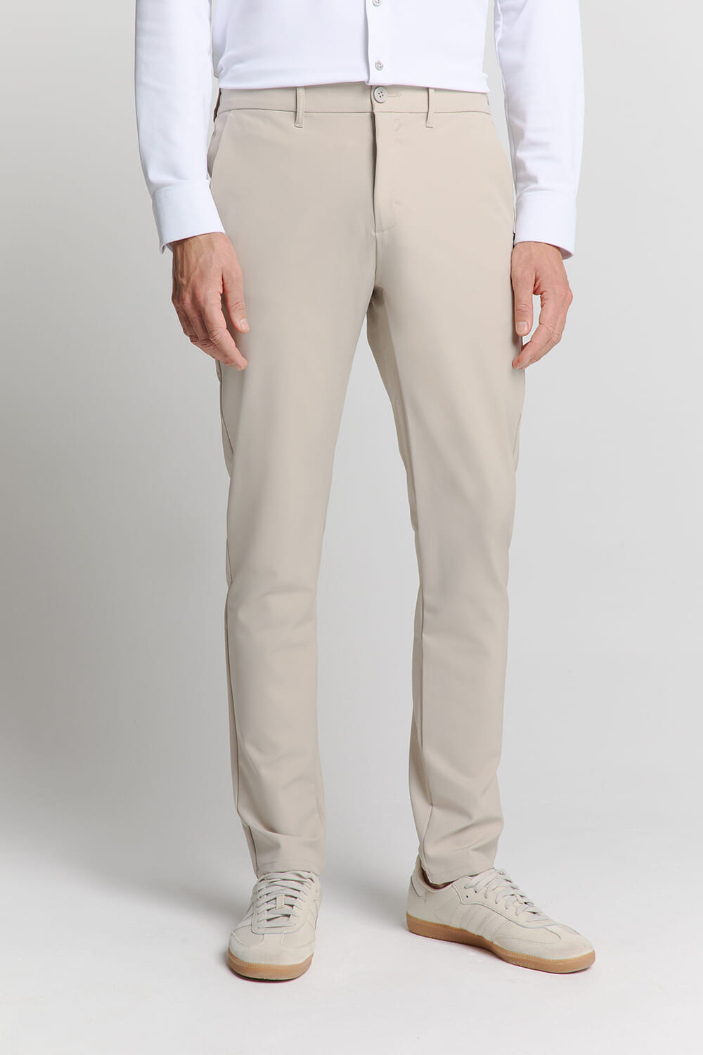 No Excess Chino 4-Way Stretch Sedoc Grijs