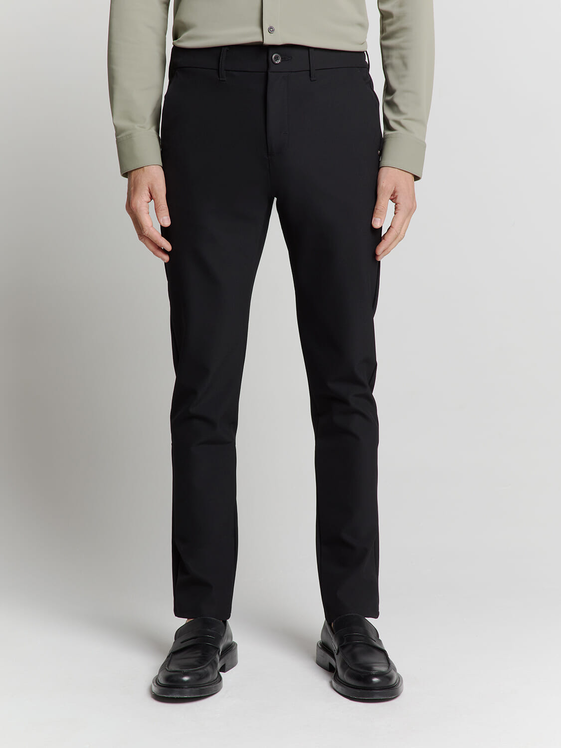 No Excess Chino 4-Way Stretch Sedoc Zwart