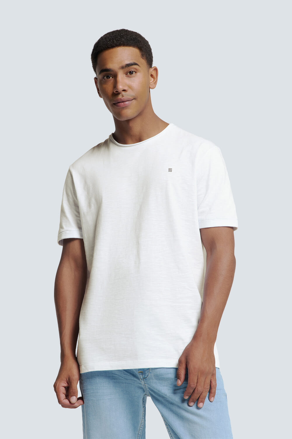 No Excess T-Shirt Crewneck Slub Wit