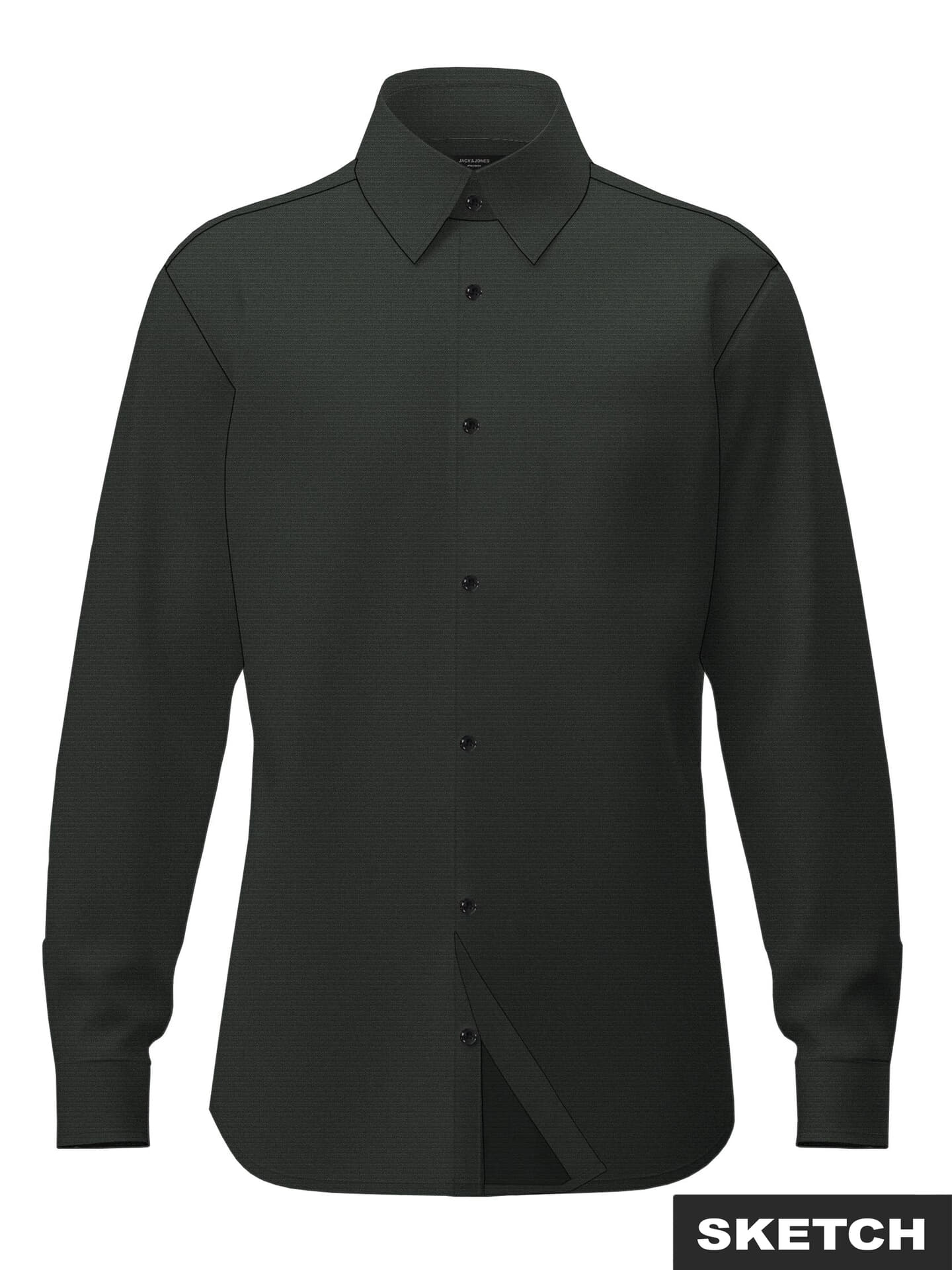 Jack & Jones Overhemd Parker Melange Army