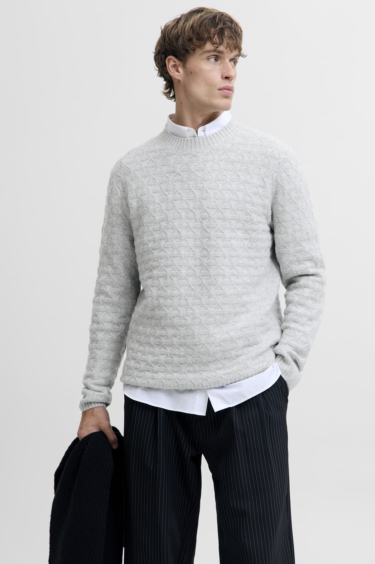Jack & Jones Trui Simon Antraciet