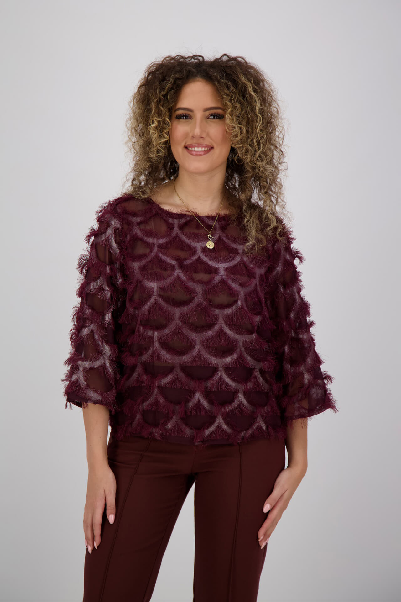Y.A.S. Blouse Pazilla Brick