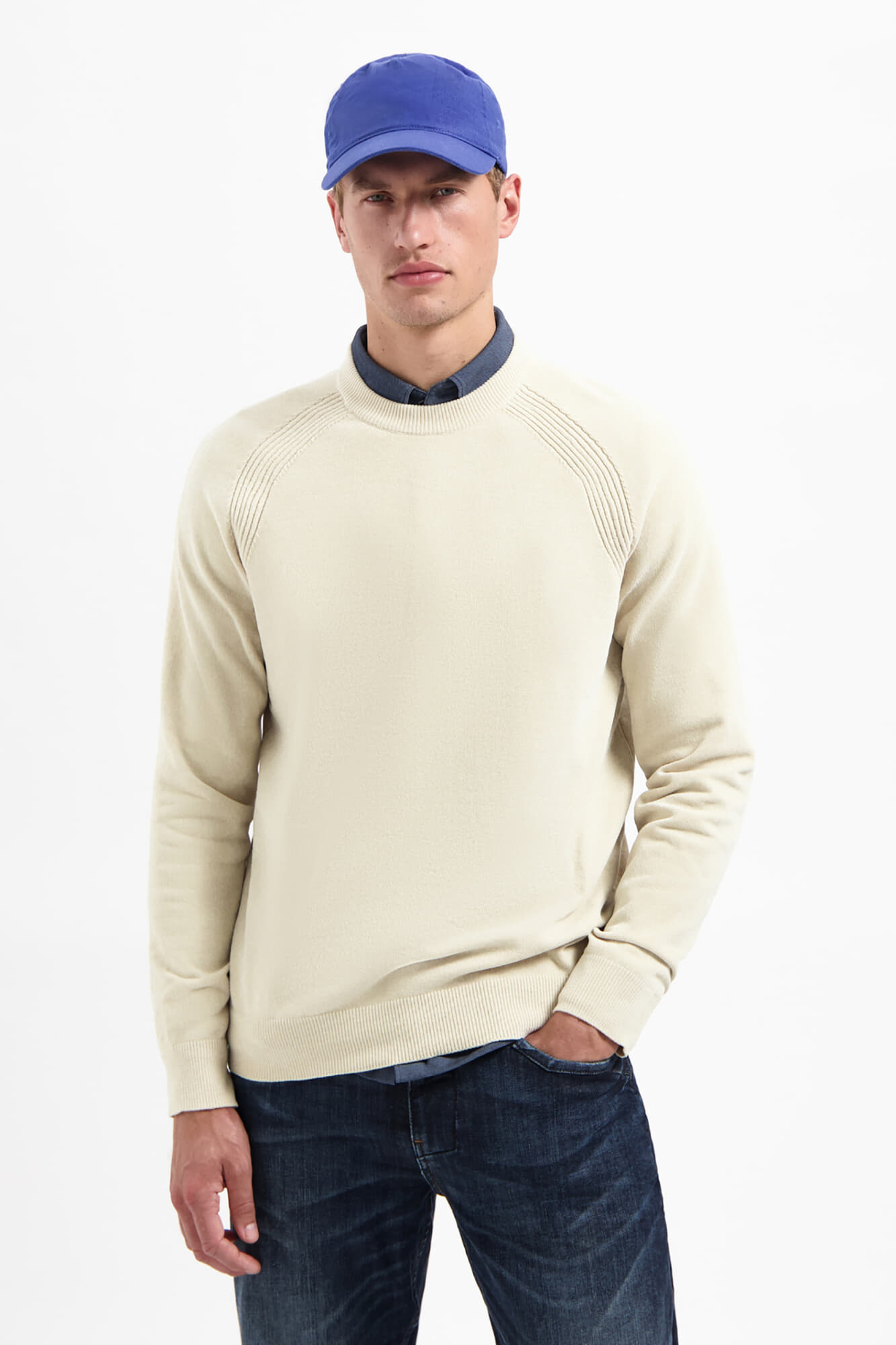 No Excess Pullover Chen Light Weight  Antraciet