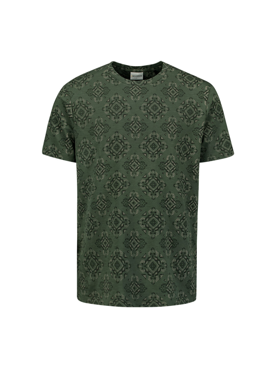 No Excess T-Shirt Allover Printed Ga Groen