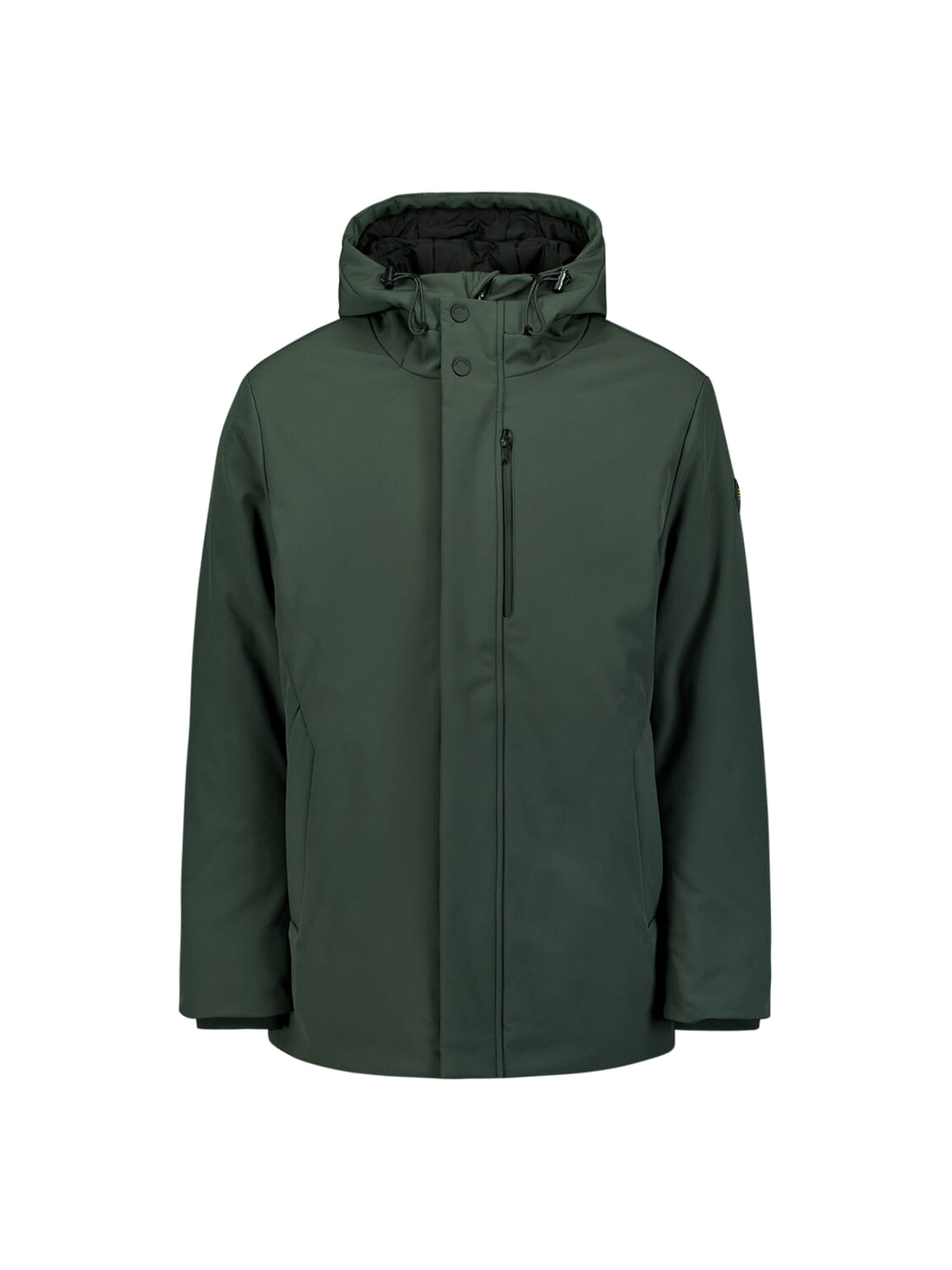 No Excess Softshell Parka Jas Lang Winddicht Grijs