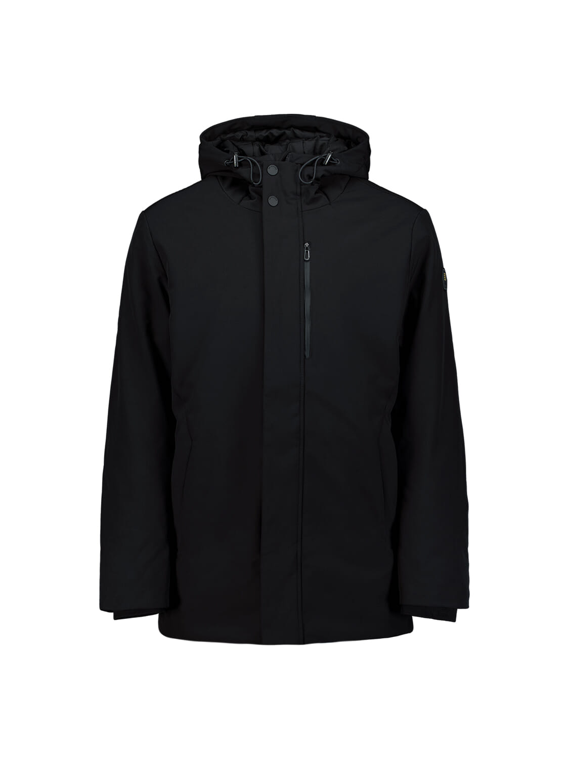 No Excess Softshell Parka Jas Lang Winddicht Zwart