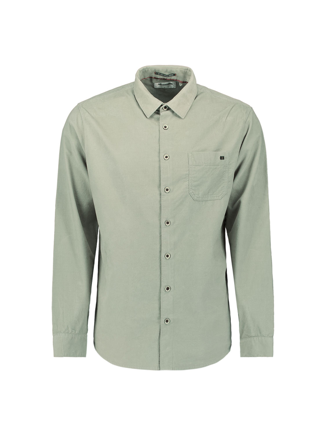 No Excess Overhemd Fine Herringbone Groen