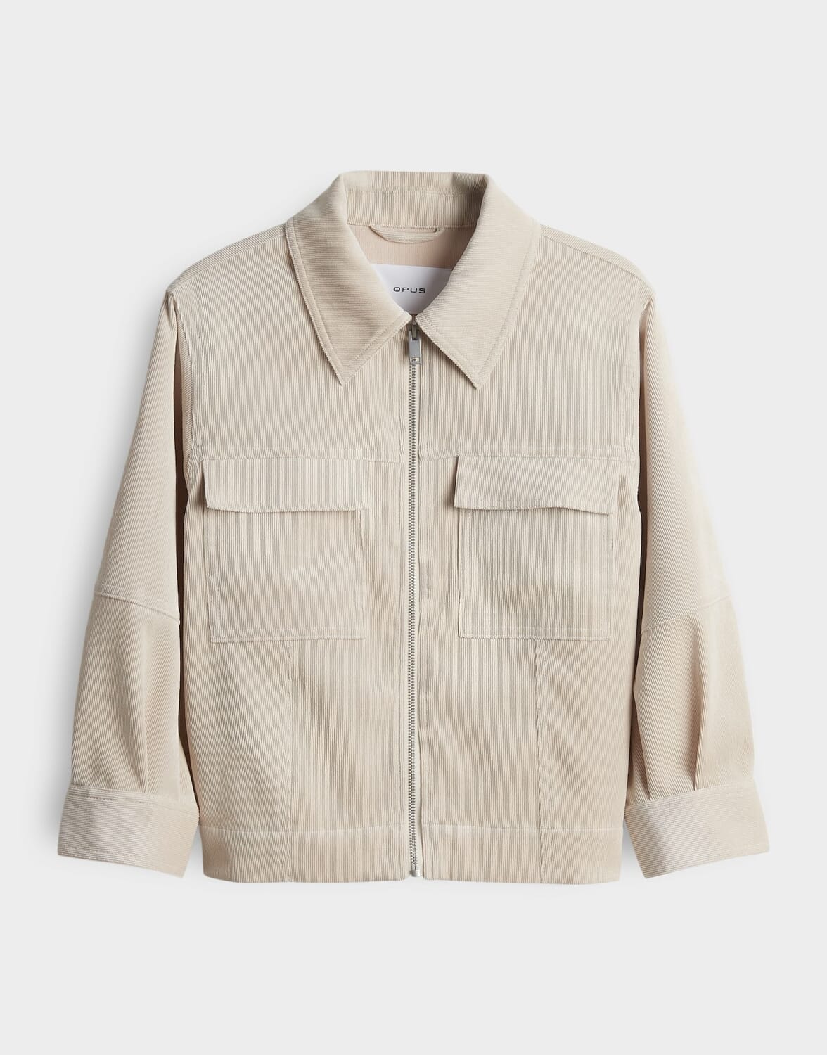 Opus Kort Jack Hamoni Boxy Fit Beige