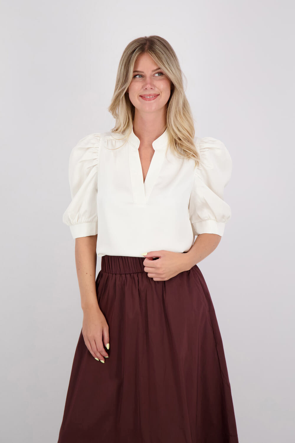 Neo Noir Top Roella Wit