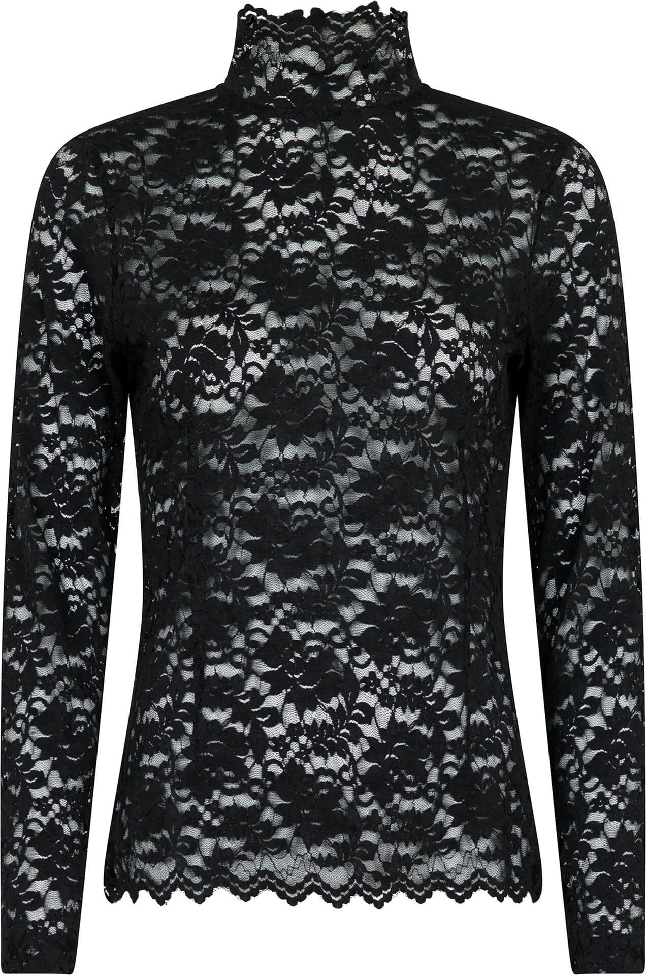 Neo Noir Top Liza Lace Zwart