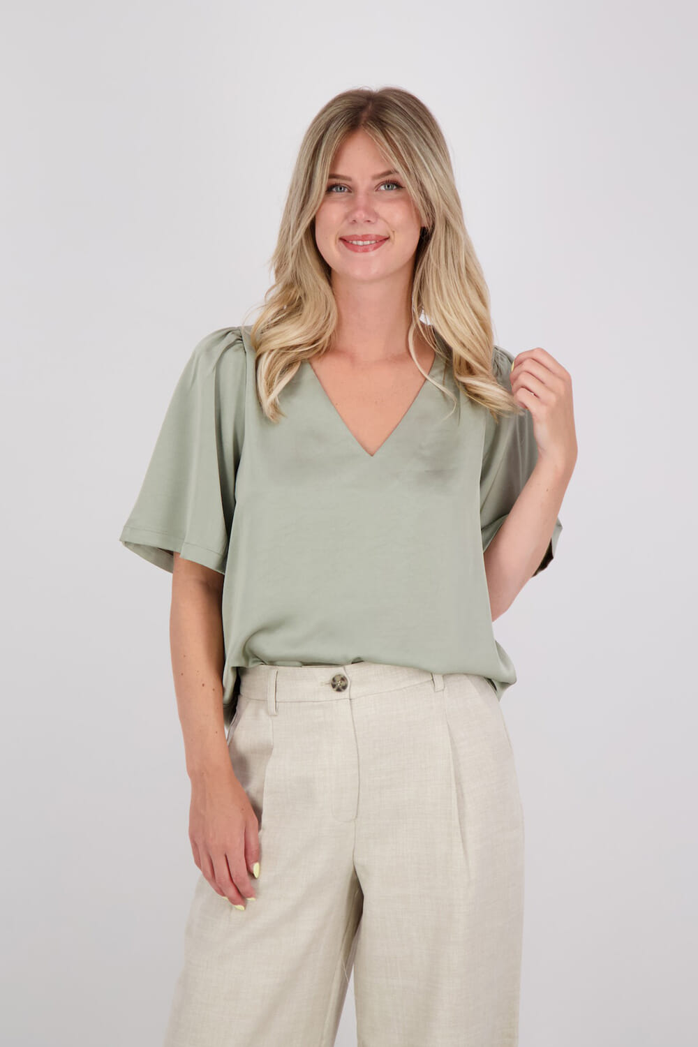 Neo Noir Top Largo Groen
