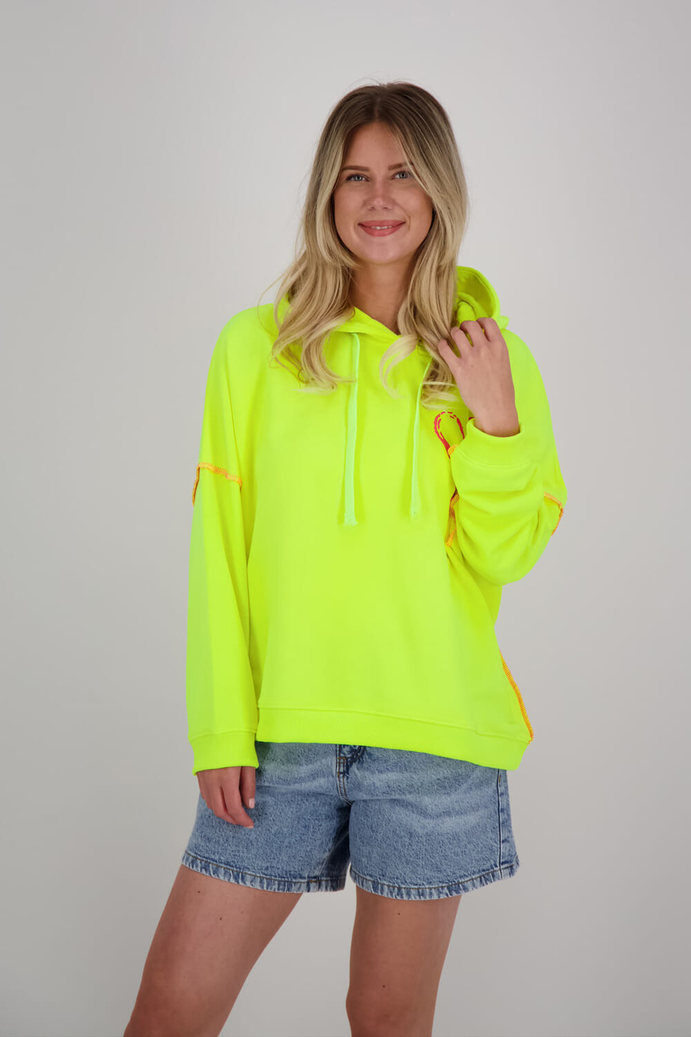 Miss Goodlife Hoodie This is my happy place Geel