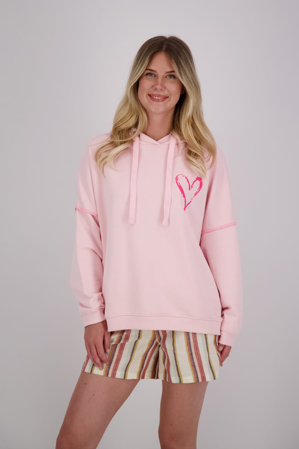 Miss Goodlife Hoodie This is my happy place Roze