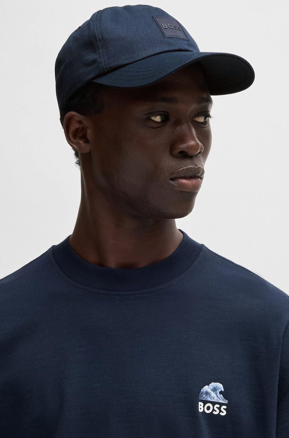 Boss Orange Cap Derrel Blauw