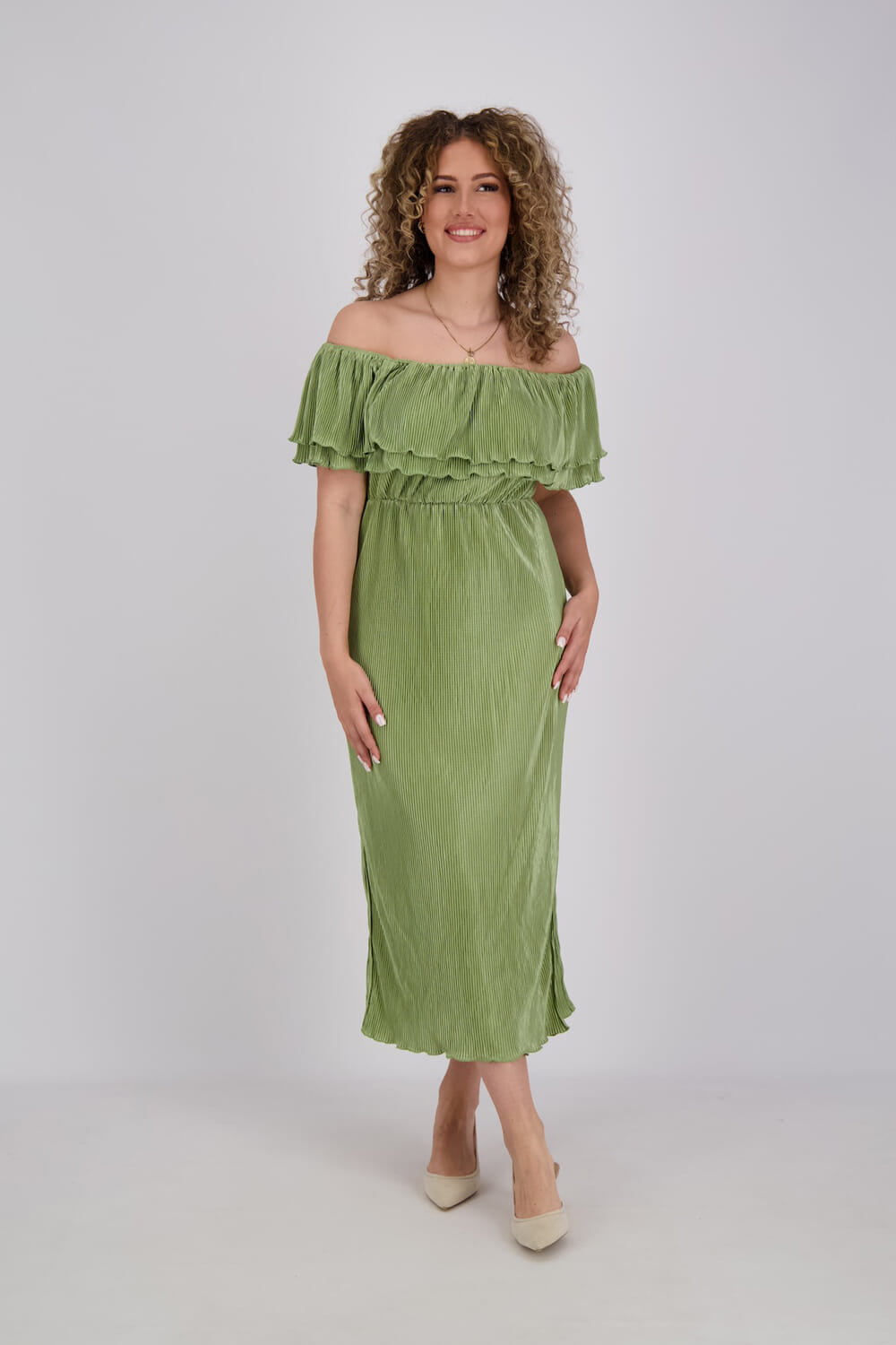 Freebird Jurk Bonne Groen