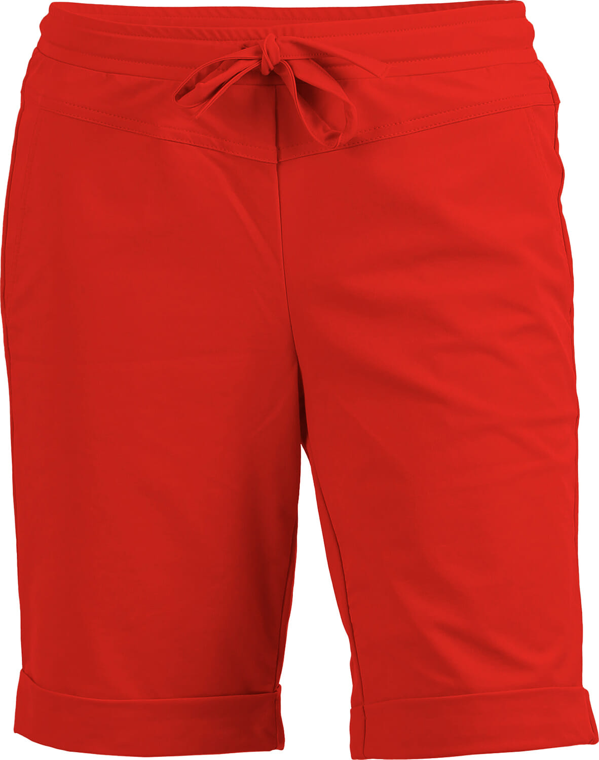Enjoy korte travel broek uni Rood