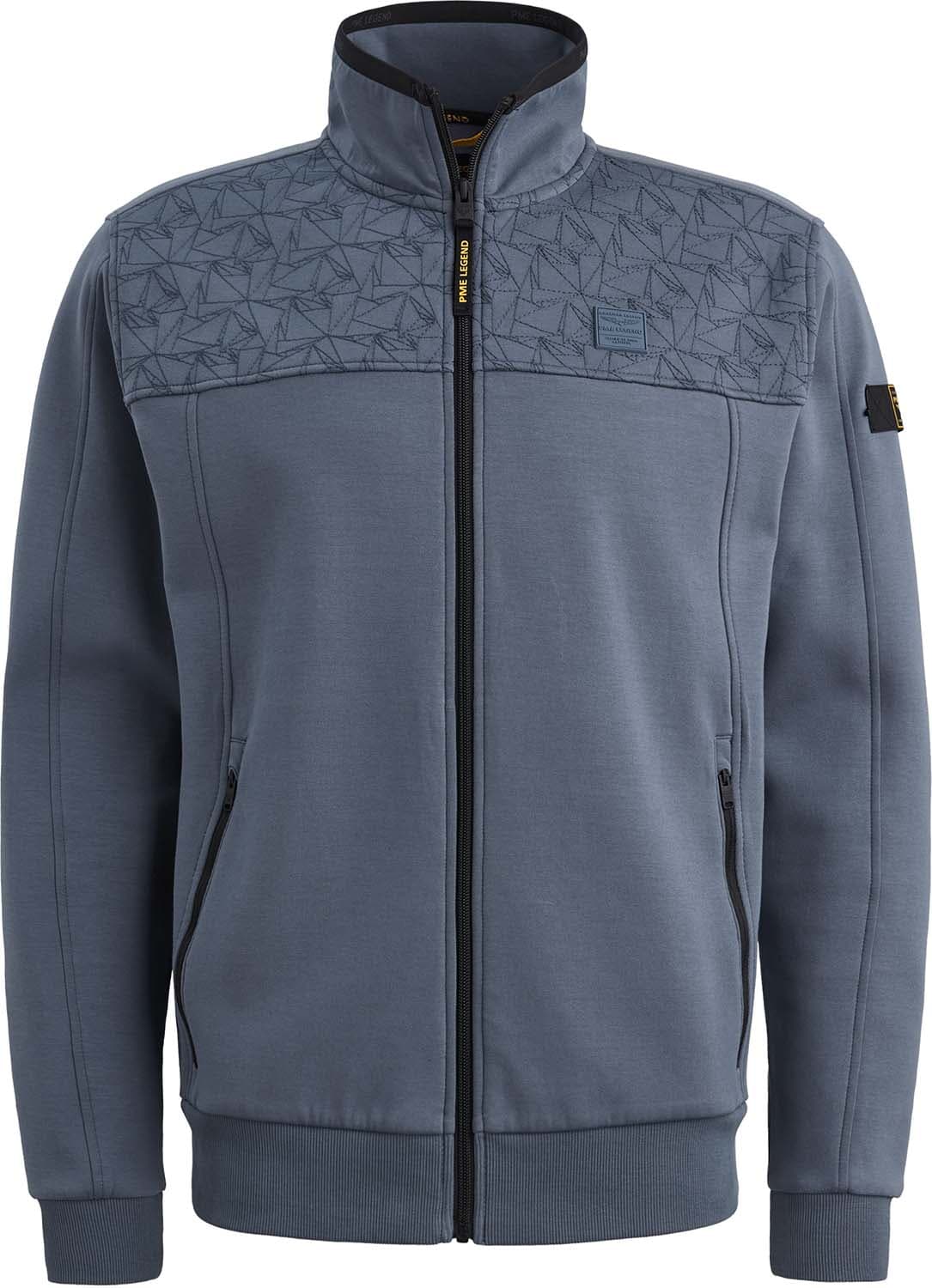 Pme Legend Zip jacket interlock sweat Indigo