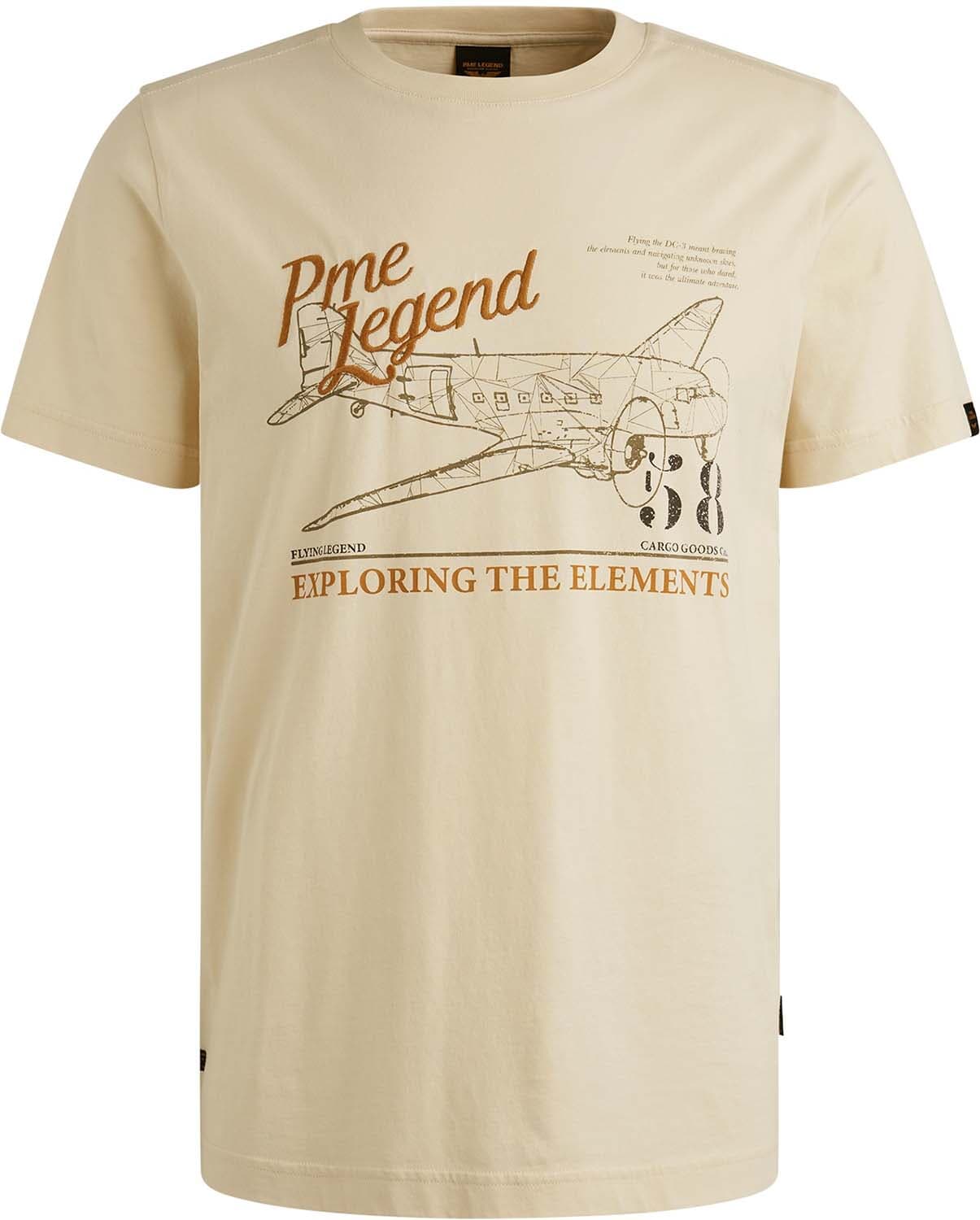 Pme Legend T-shirt Single Jersey Beige