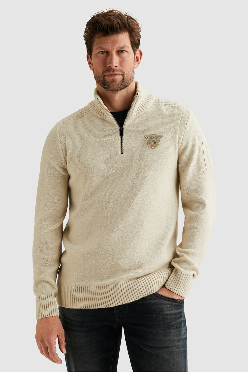 Pme Legend Zip-trui Grijs