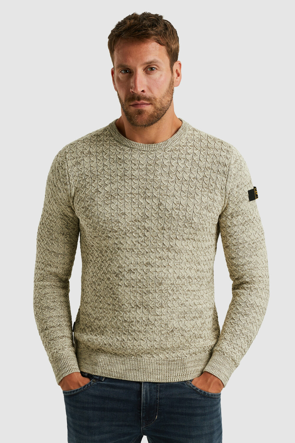 Pme Legend Trui Mouline Structure Beige