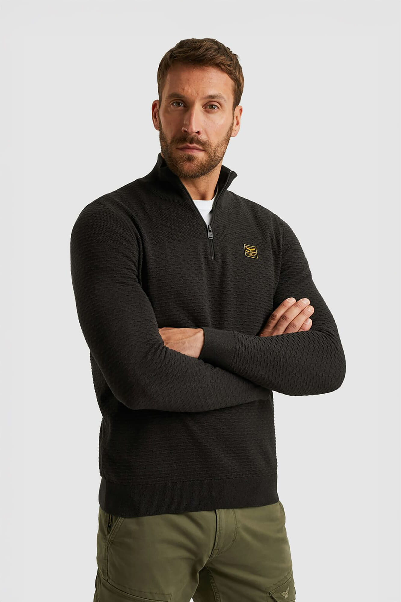 Pme Legend Half-zip Trui Zwart