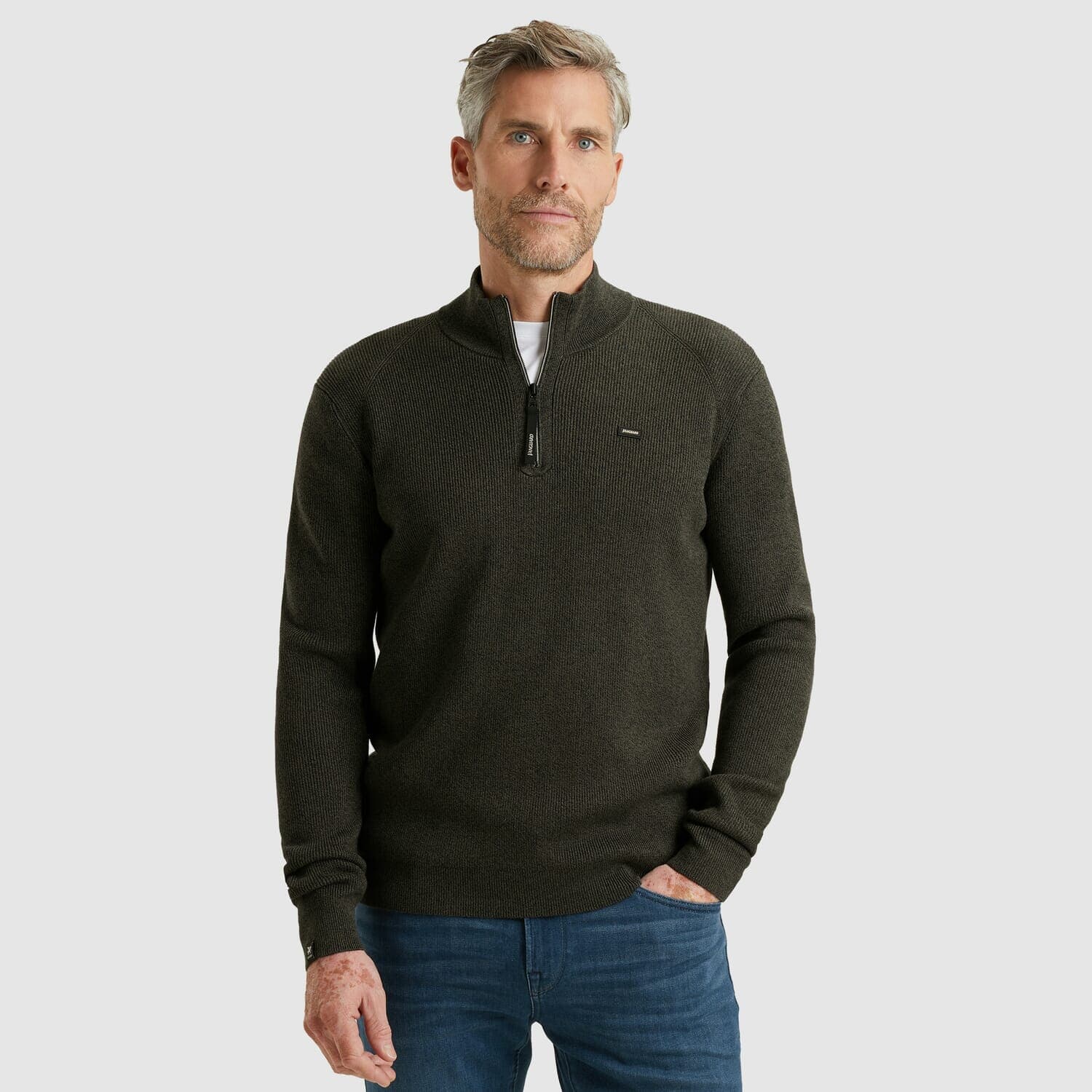 Vanguard Half-zip Trui Antraciet