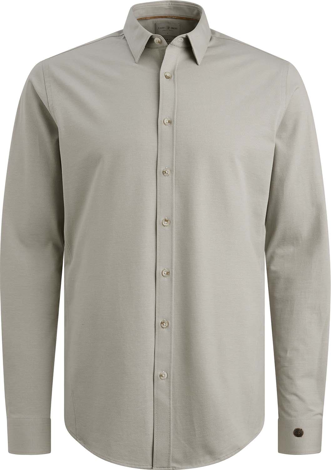 Cast Iron Overhemd Twill Grijs Cast Iron Overhemd Twill Grijs