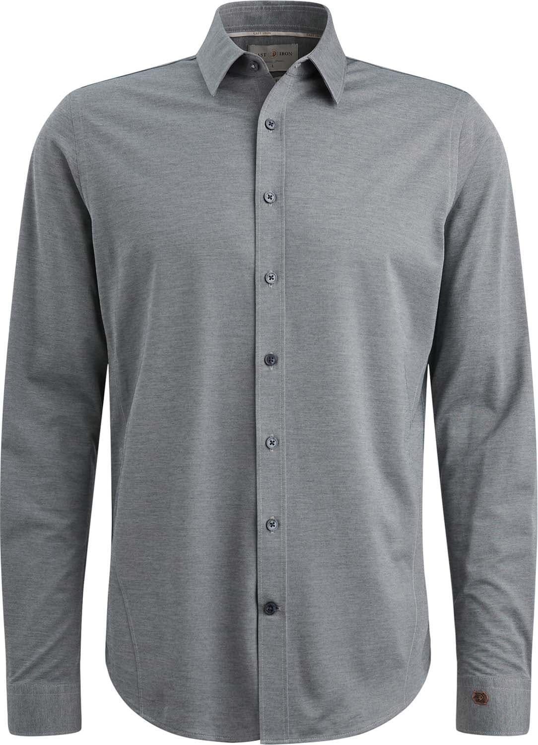 Cast Iron Overhemd Tech Jersey Ligh Navy