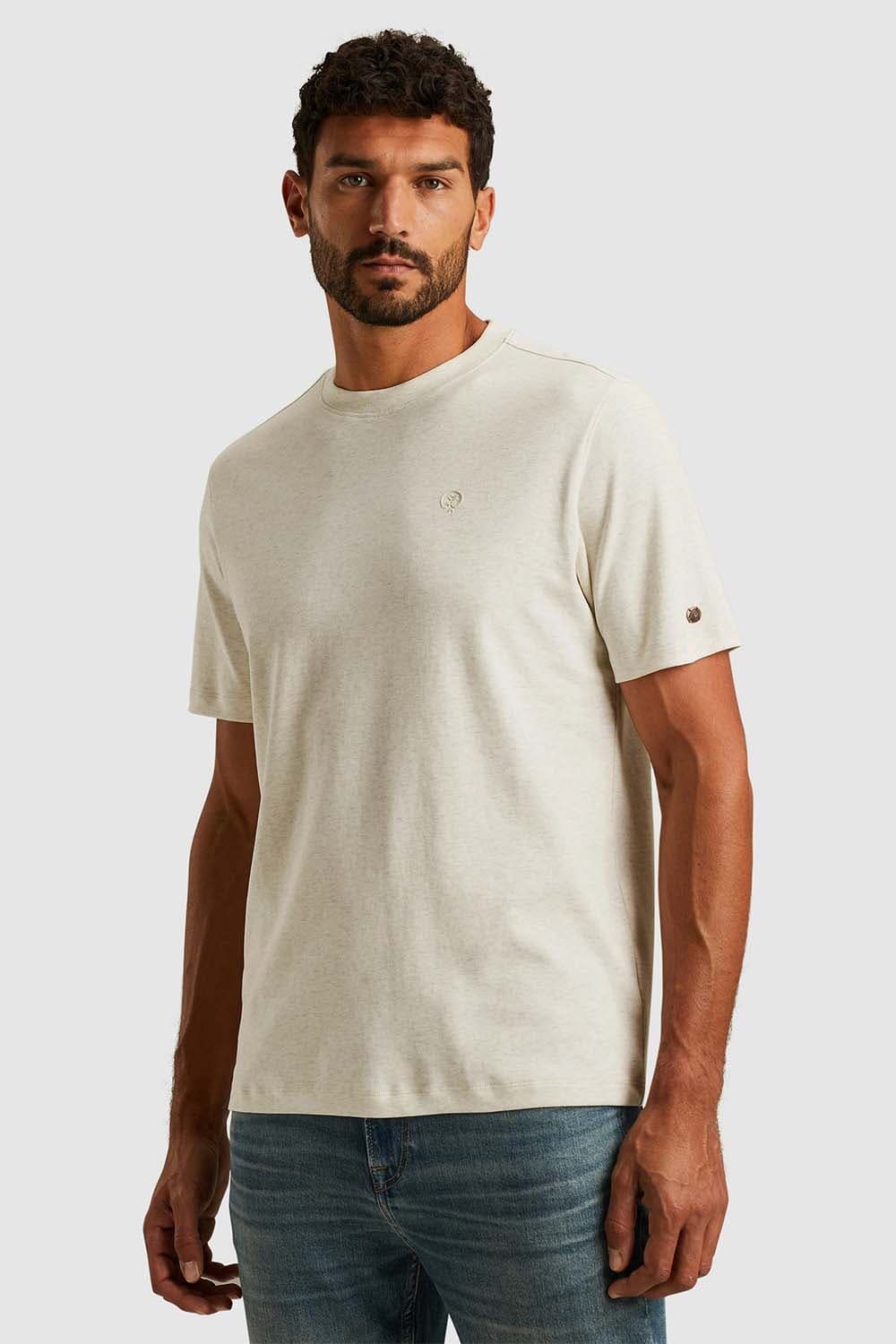 Cast Iron T-shirt Interlock Regular Fit Grijs