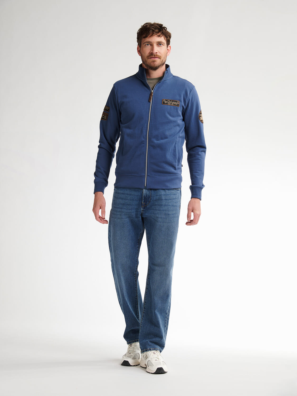 Petrol Sweatvest Blauw