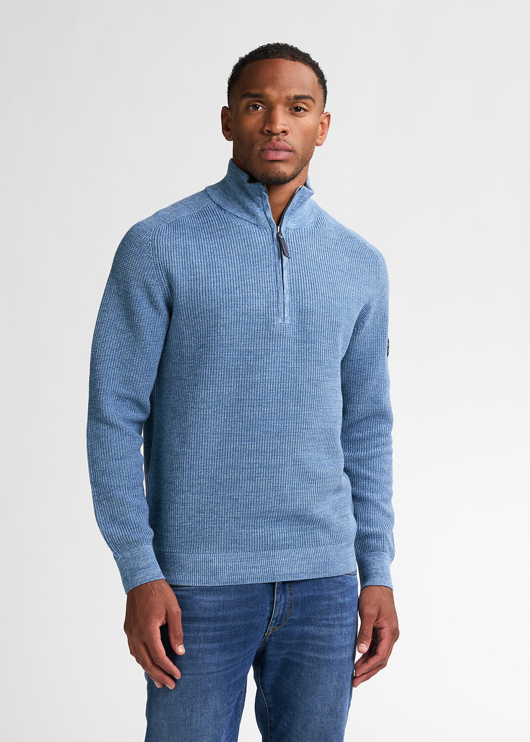 Petrol Trui Blauw