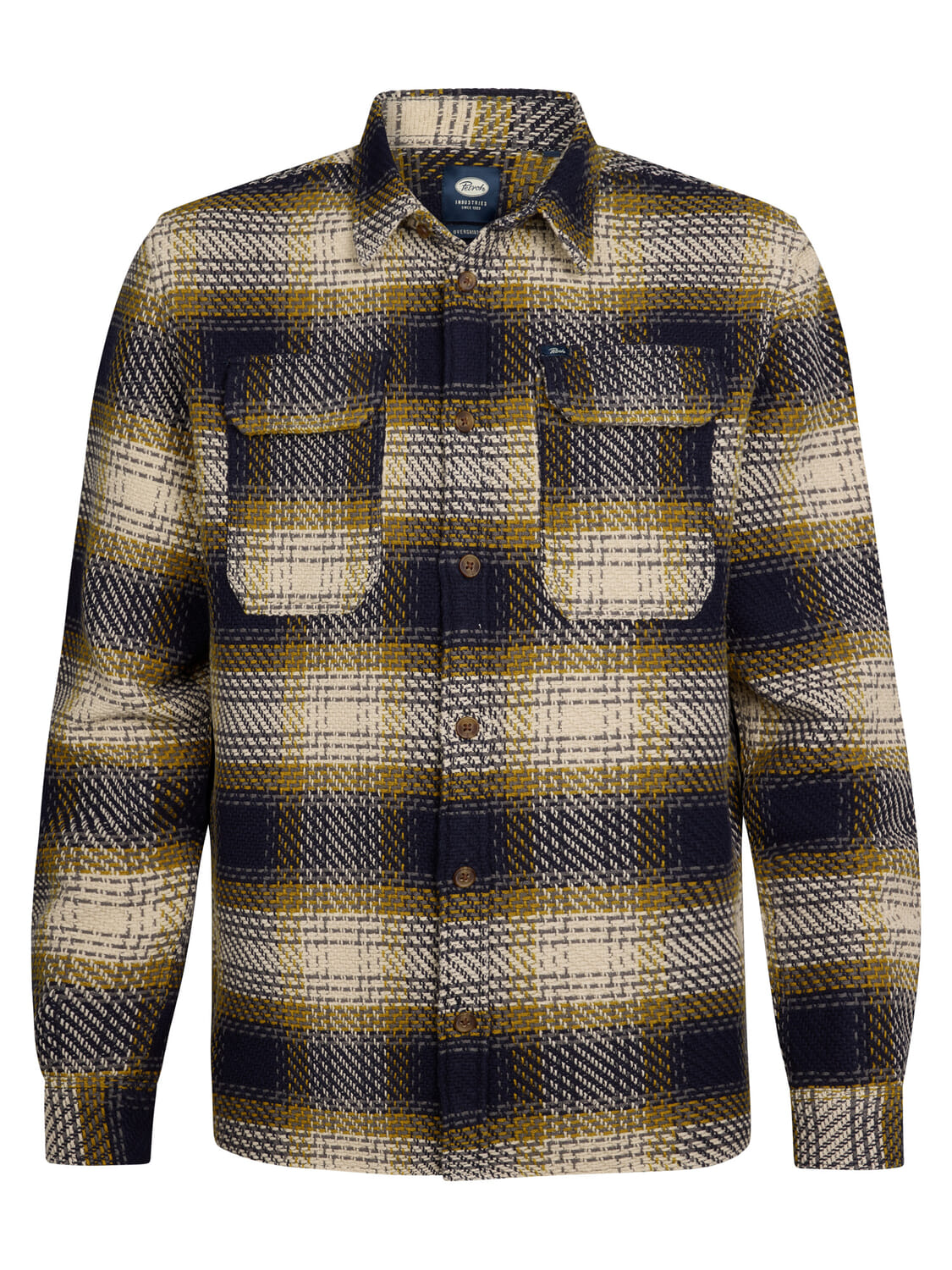 Petrol Overhemd Check Blauw