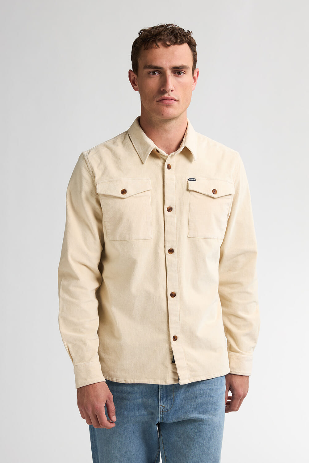 Petrol Overhemd  Off White
