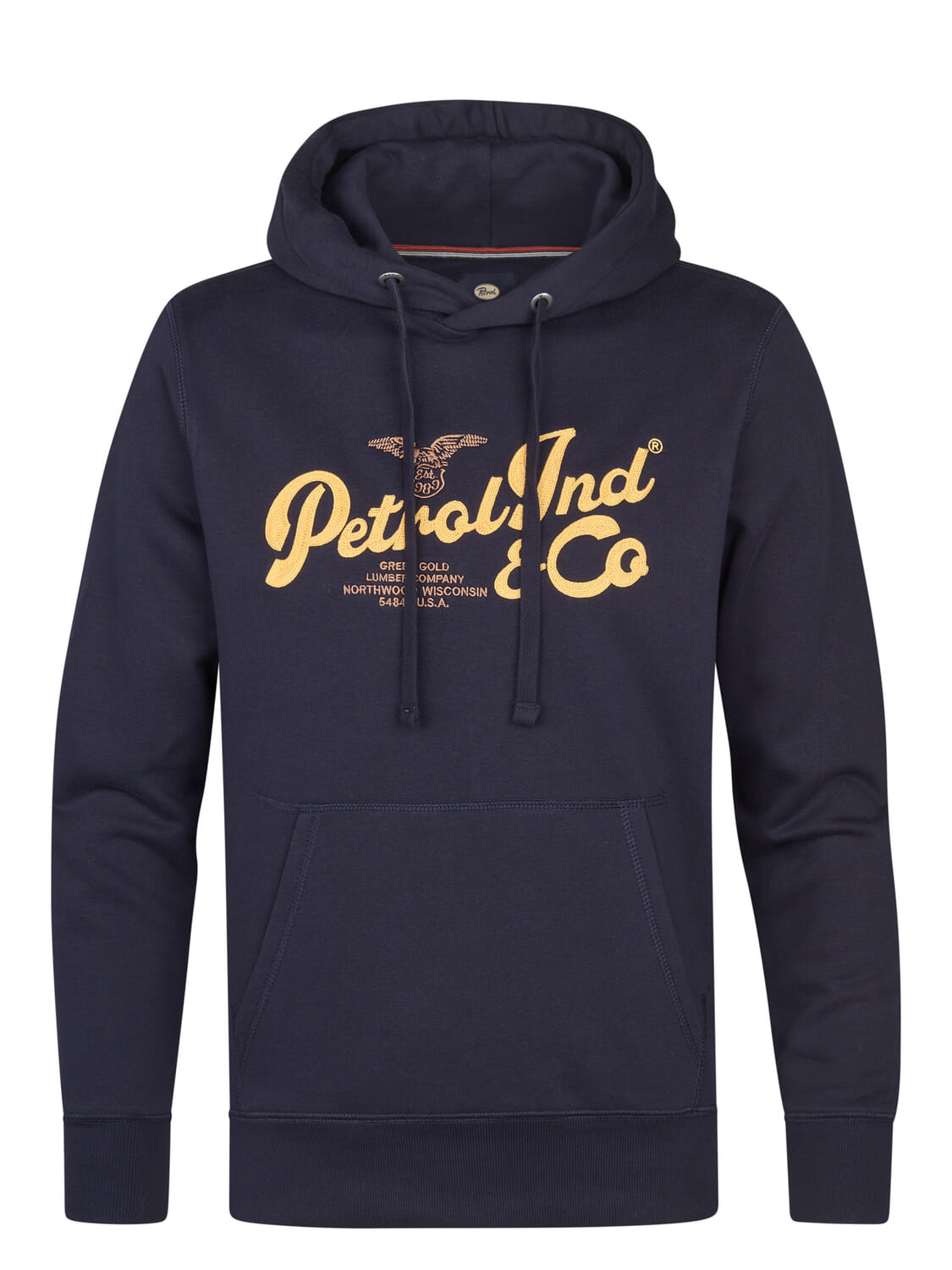 Petrol Sweater Hooded Blauw