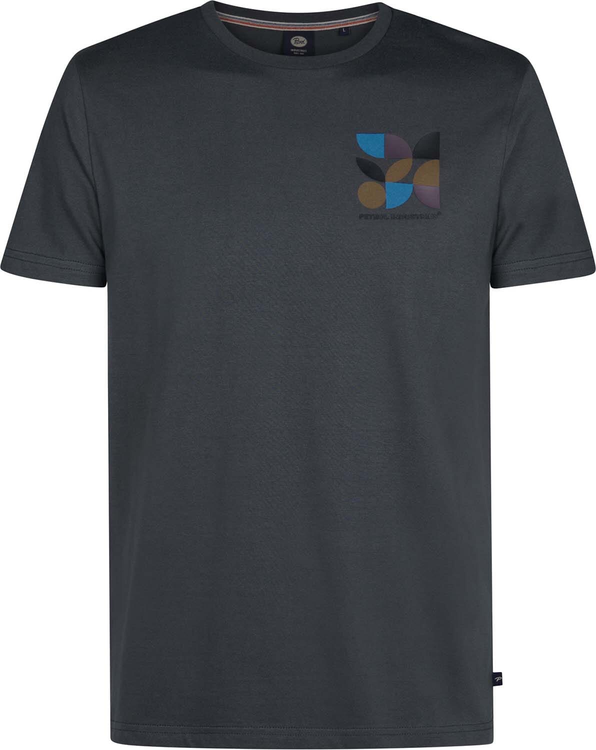 Petrol T-Shirt Classic Print Groen