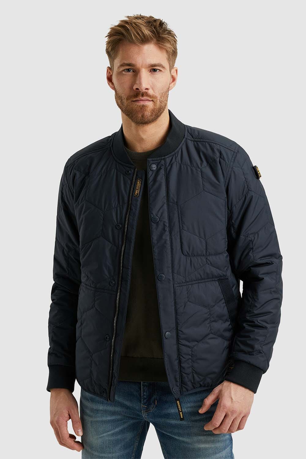 Pme Legend Bomberjack Flyglicer Lire Rib Blauw