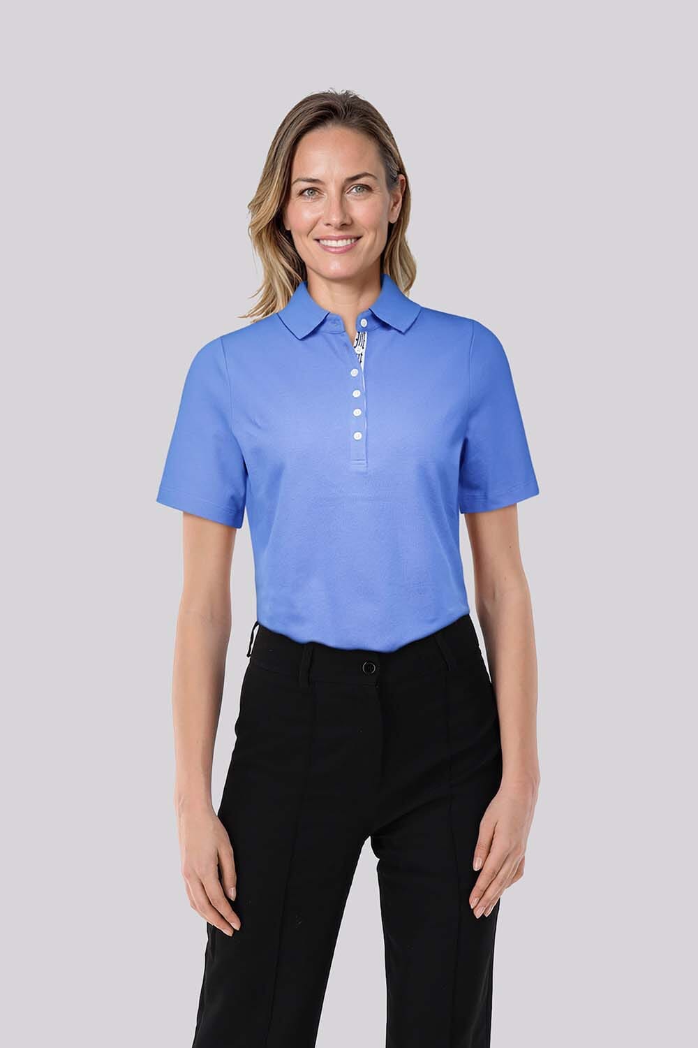 Bloomings Polo  Blauw