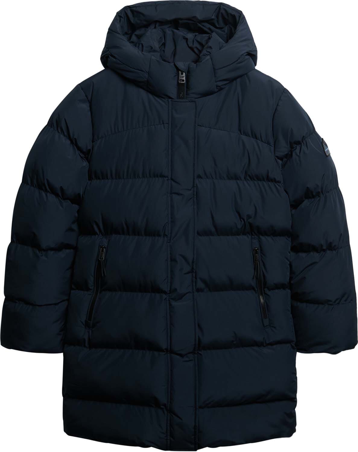 Superdry Pufferjas Sports Blauw