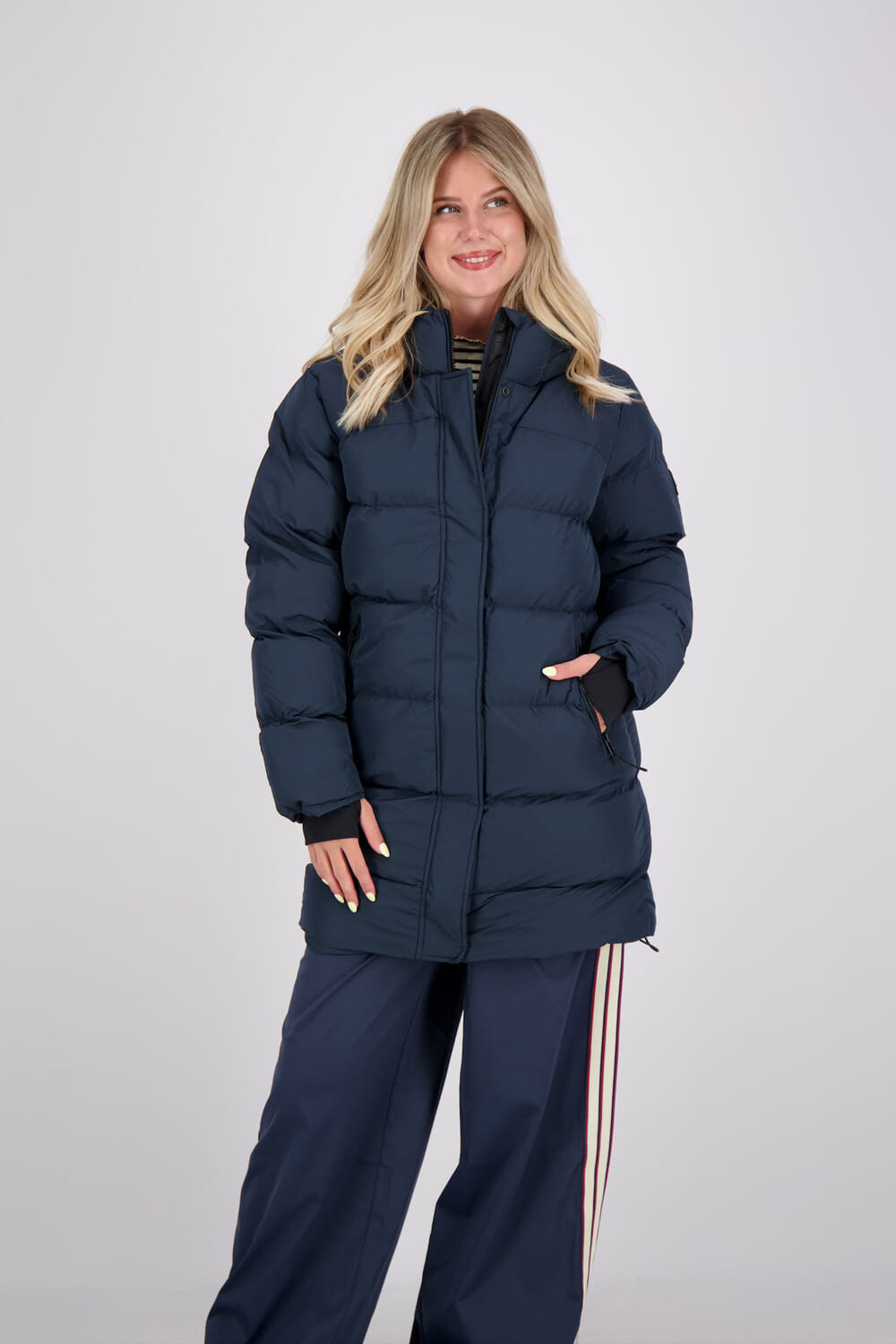 Superdry Pufferjas Sports Blauw