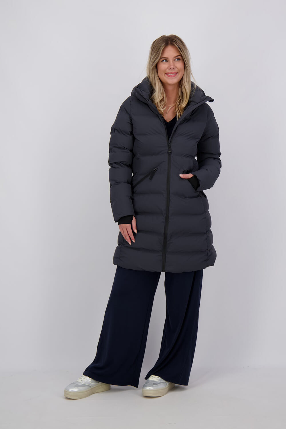 Superdry Gewatteerde Parka Jas Zwart