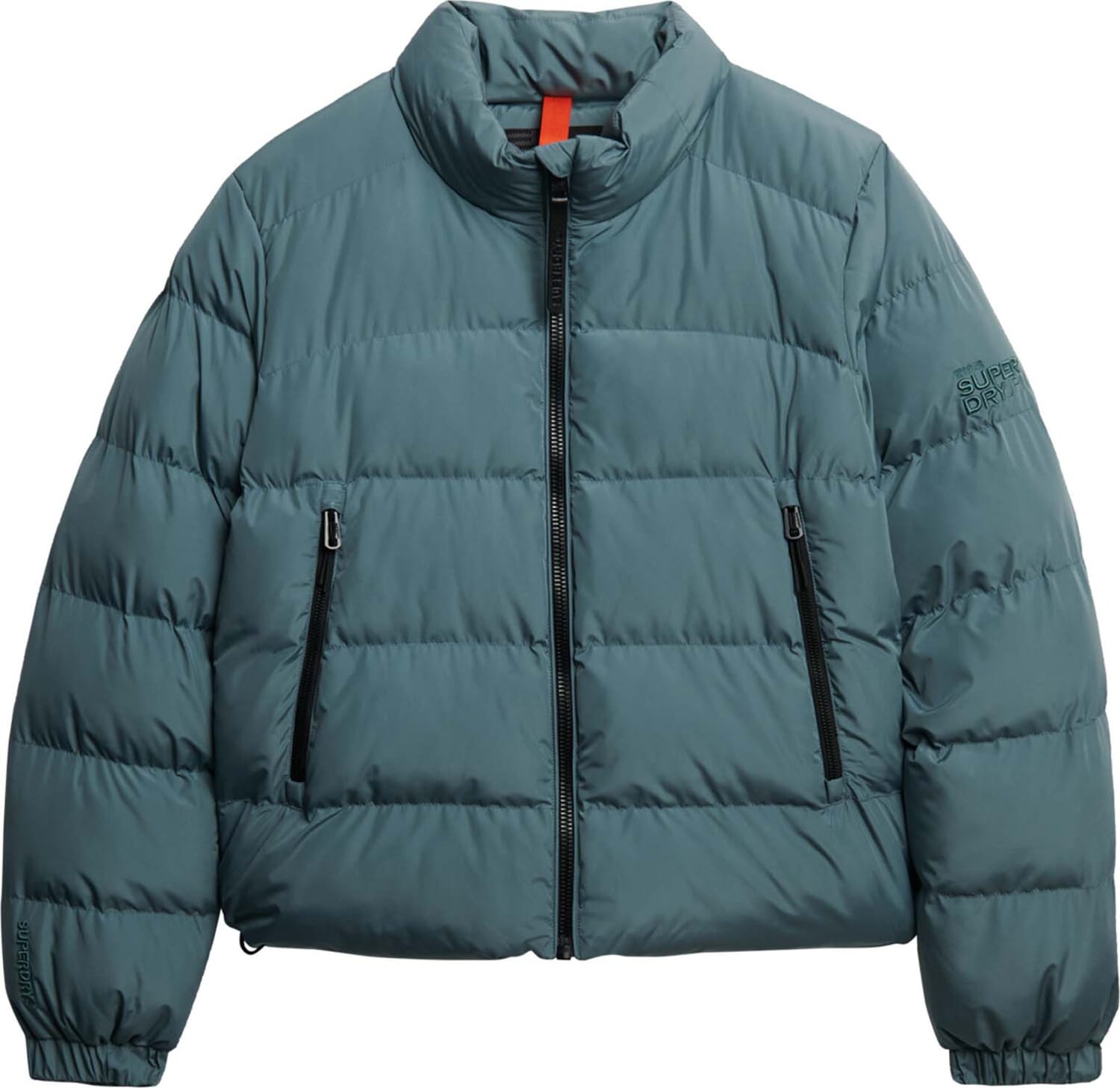 Superdry Puffer Jas Sport Blauw