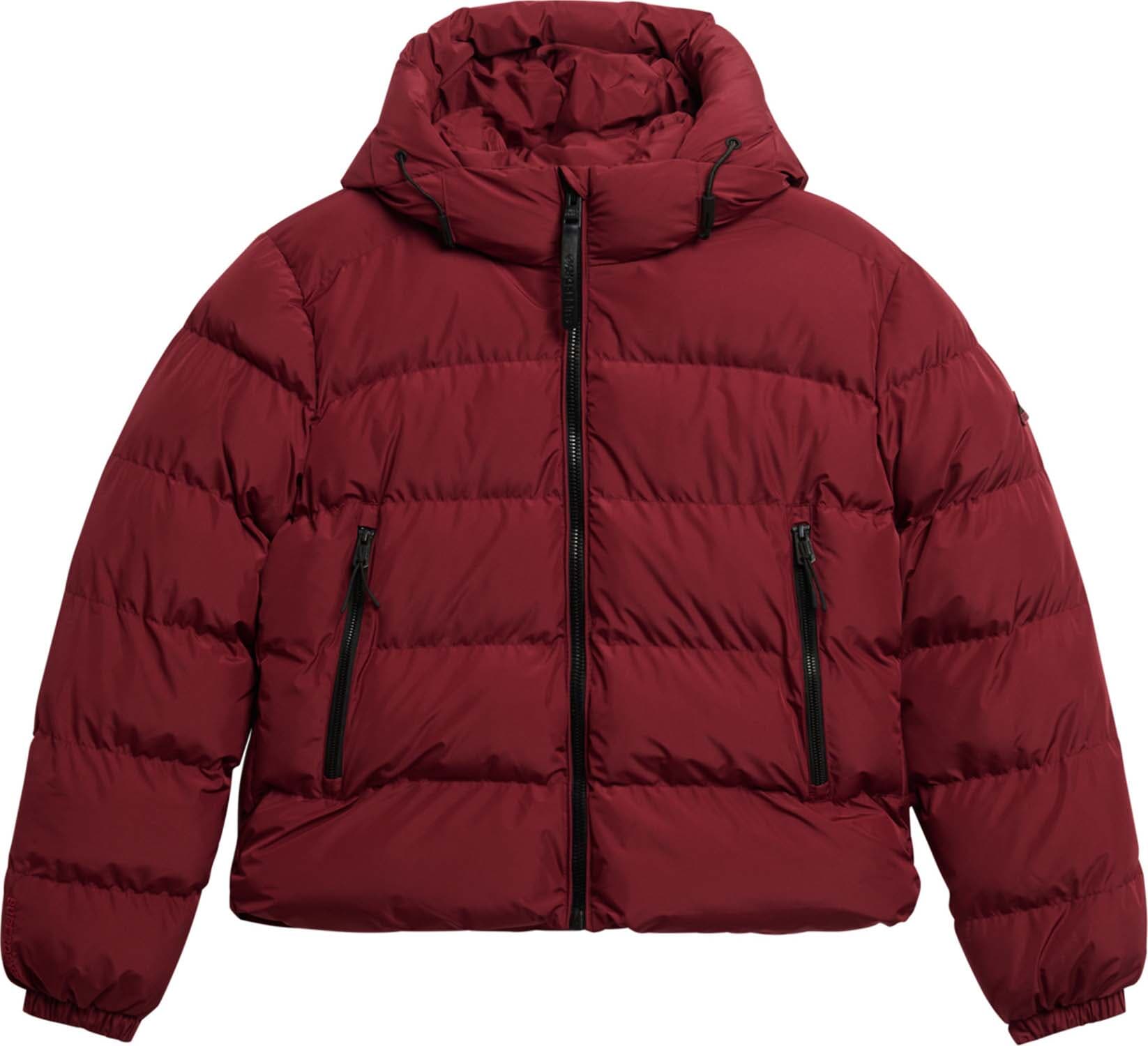 Superdry Pufferjas Sports Bordeaux Rood