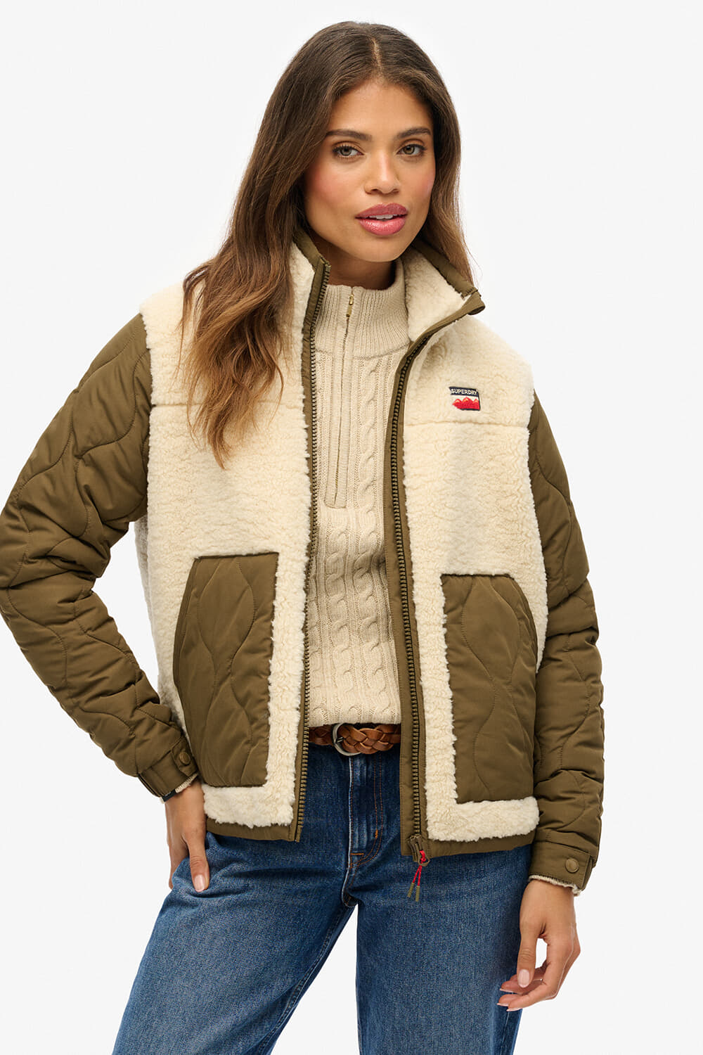 Superdry Jas Beige Superdry Jas Beige