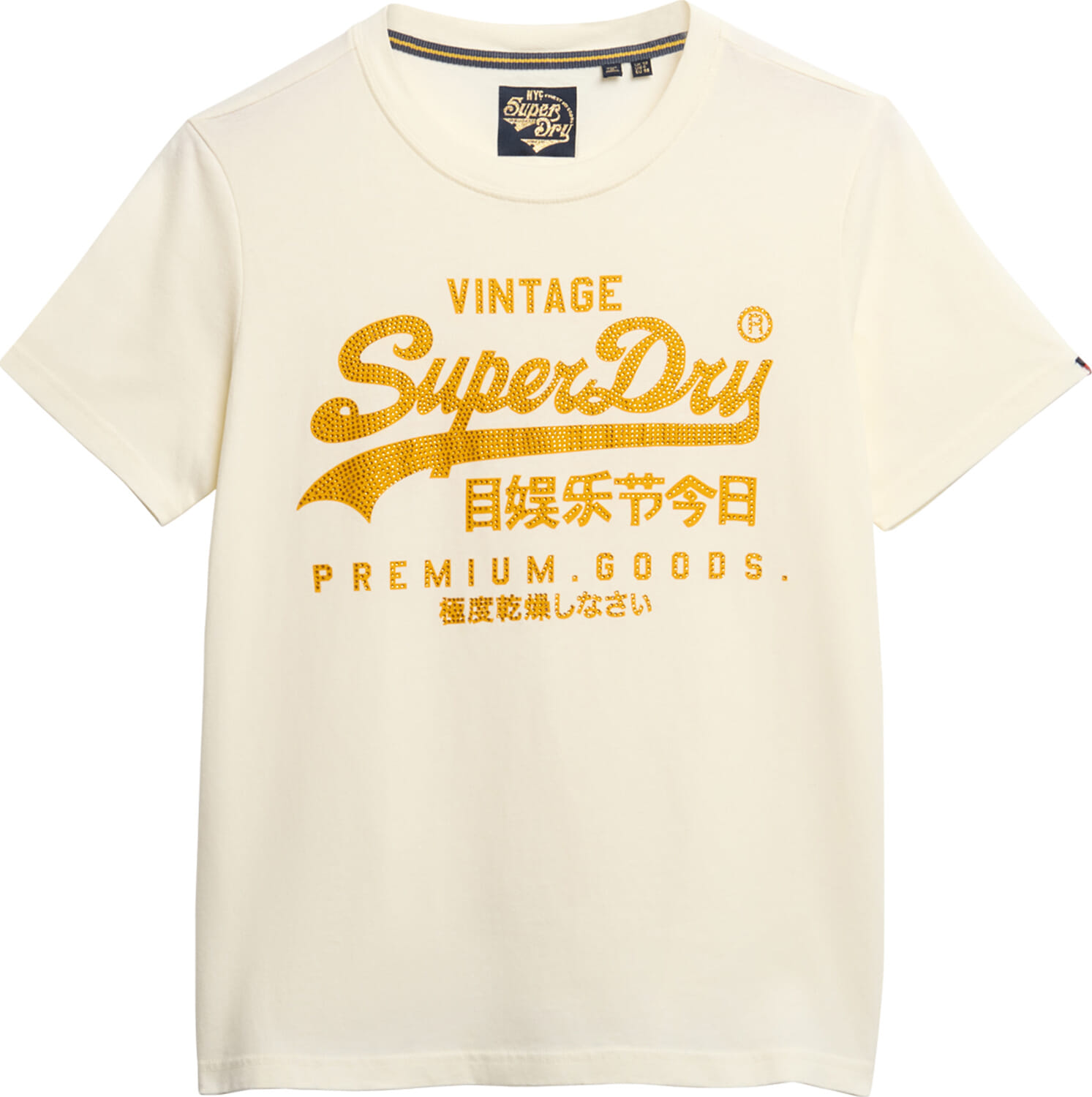 Superdry T-shirt Vintage Logo Wit