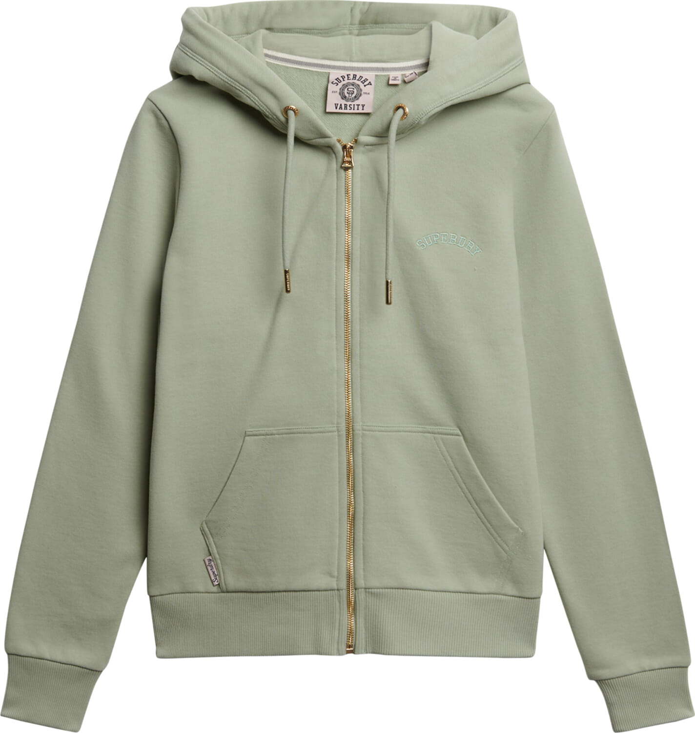 Sweatvest Essential Logo Groen
