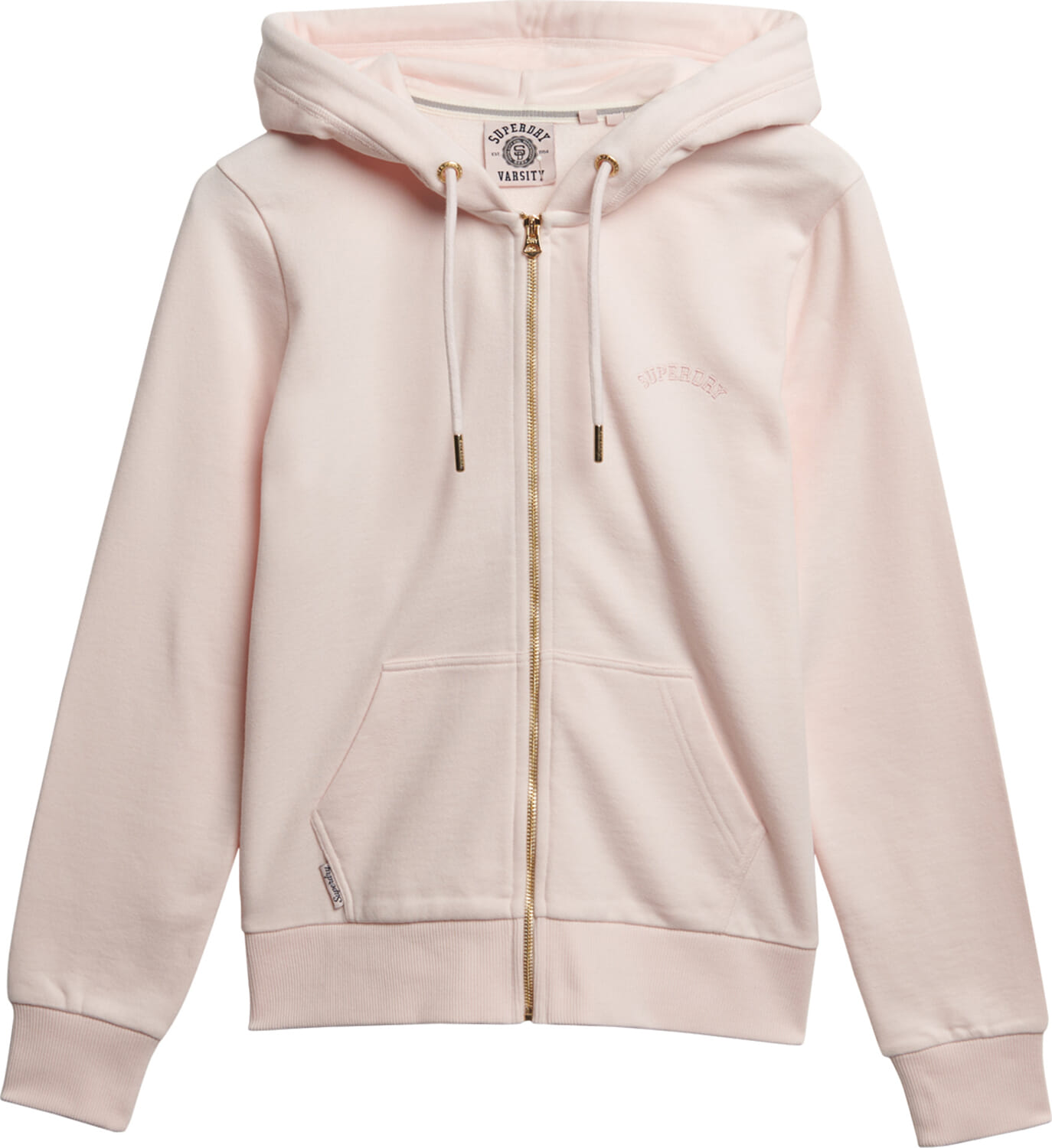 Sweatvest Essential Logo Roze