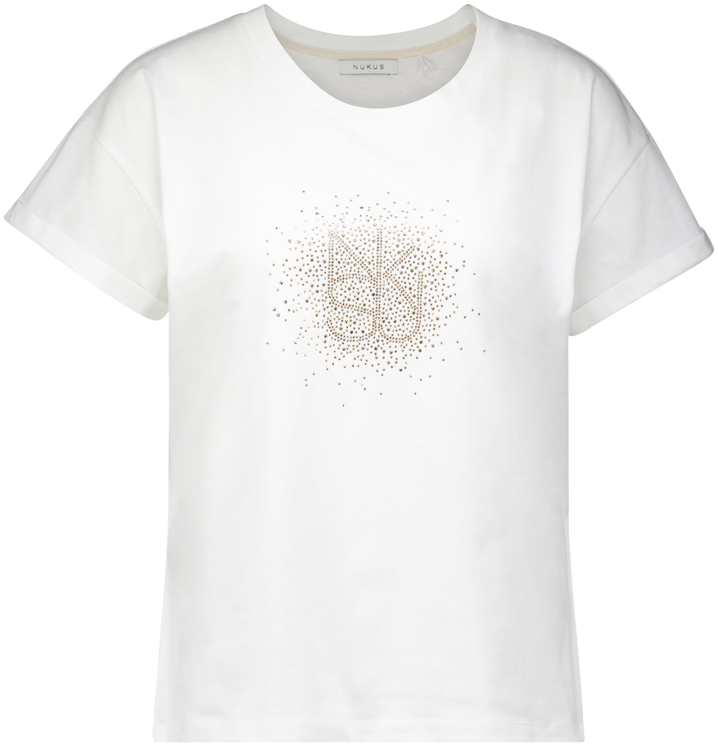 Nukus Shirt Vilamoura NK Strass Wit