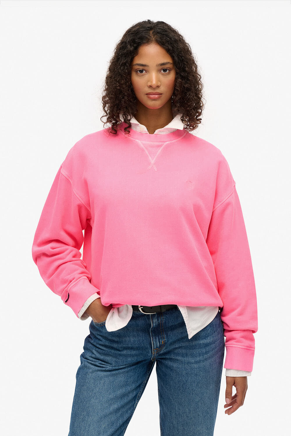 Superdry Sweater Studio Roze